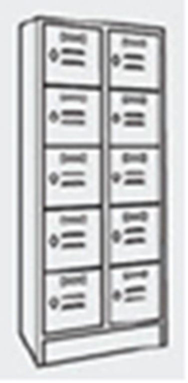 Compartment locker: GP-10 model