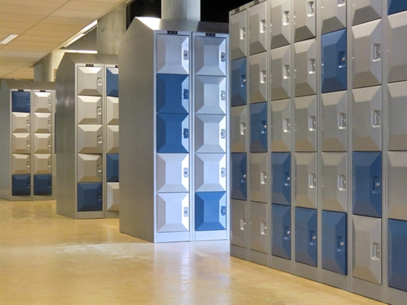 Example of the P model compartment locker