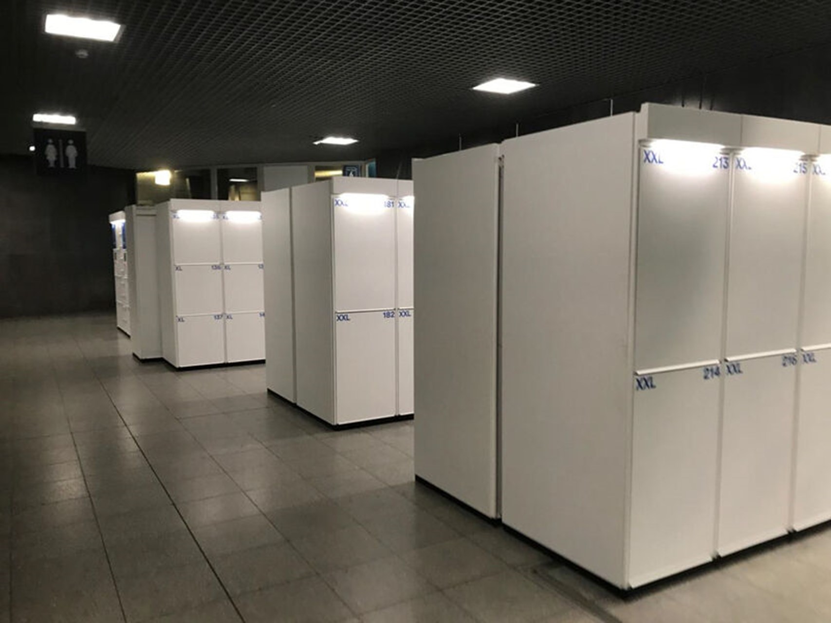 Primat's automatic luggage lockers in Belgium