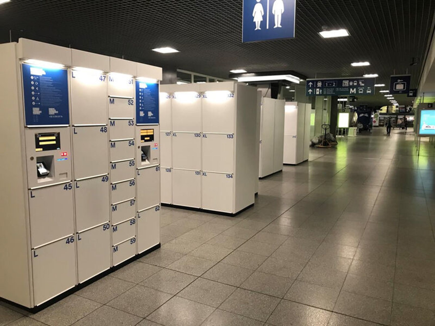 Primat's automatic luggage lockers in Belgium