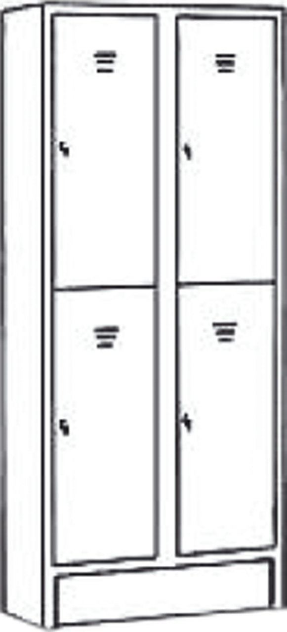 Metal locker GO-DV4