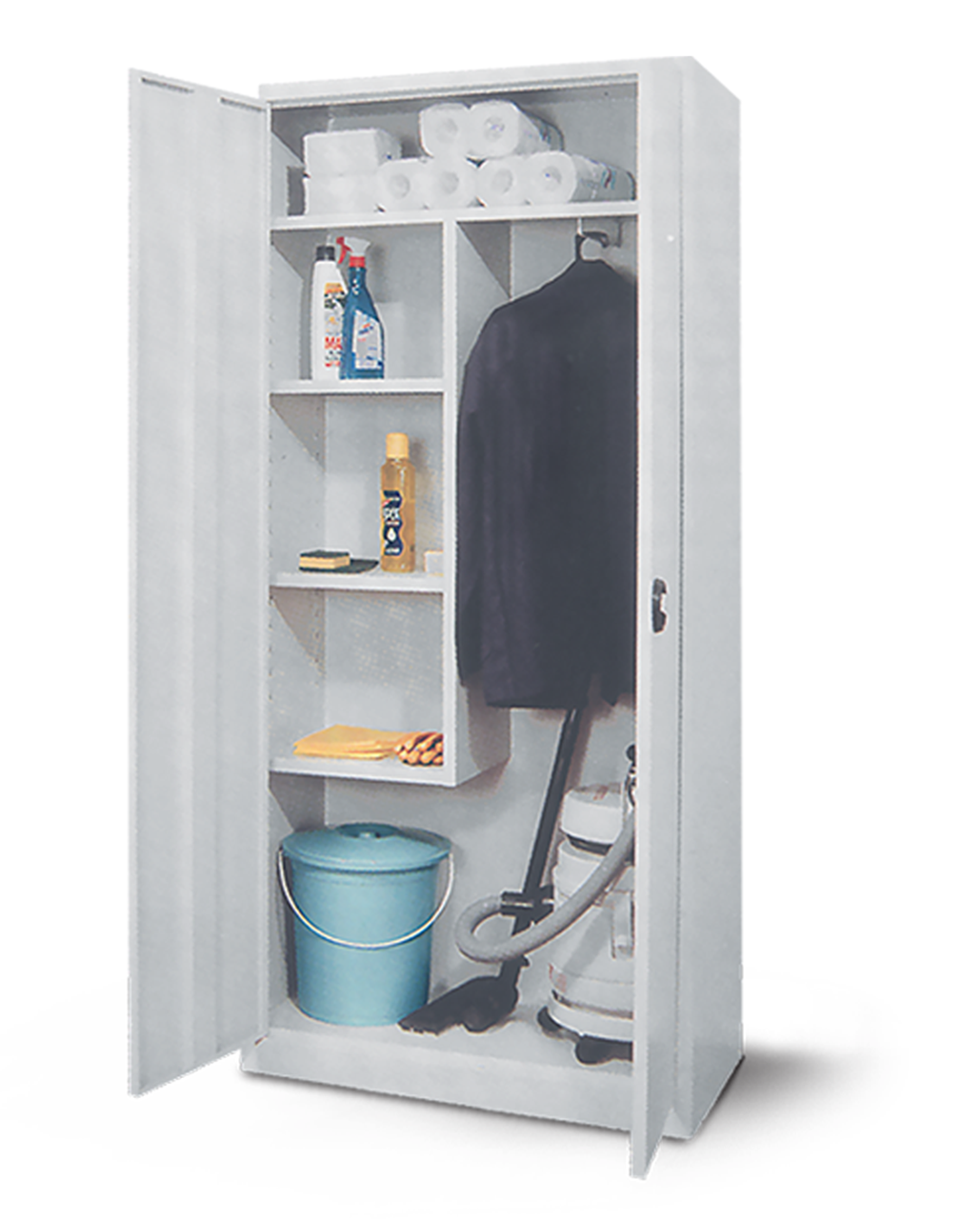 Cabinet for cleaning products